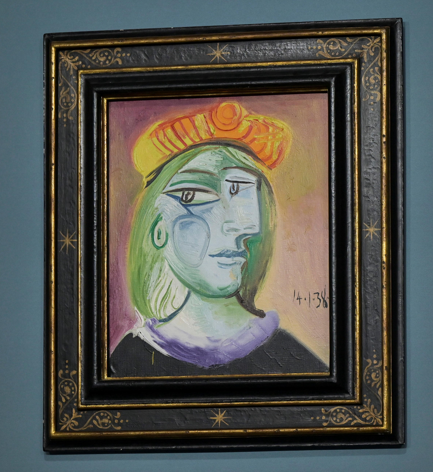 Picasso’s Femme au Béret Rouge-Orange was sold for $US40.5 million.